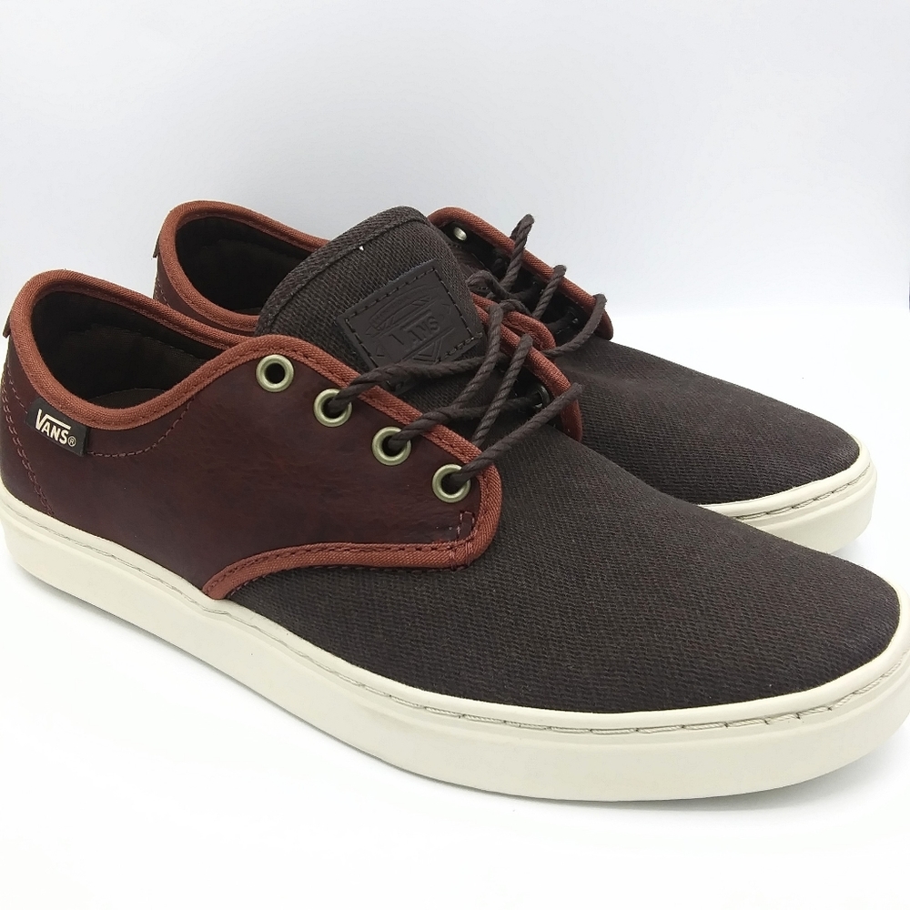 Vans unisex Ludlow leather henna sneakers
